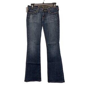 Ruehl 925 New York Stretch Flare Rough Rise Denim Jeans Size 24 EUC #6158